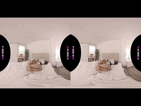 ❤️ PORNBCN VR दोन तरुण लेस्बियन 4K 180 3D व्हर्च्युअल रिअॅलिटीमध्ये खडबडीत जागे झाले जिनिव्हा बेलुची कॅटरिना मोरेनो ❤️ आमच्याकडे ❤